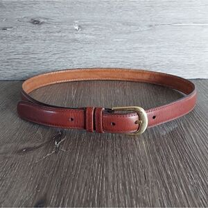 John Henry Brown Oil Tanned Cowhide Belt Size 32